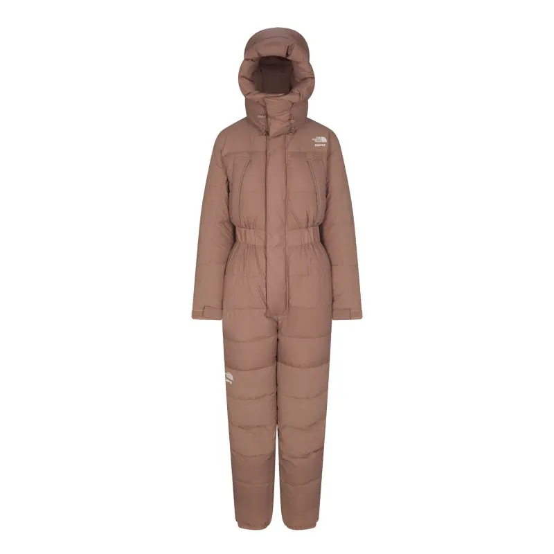 THE NORTH FACE x SKIMS FW24 DOWN ONE PIECE Ski Coverall Women's Light Brown