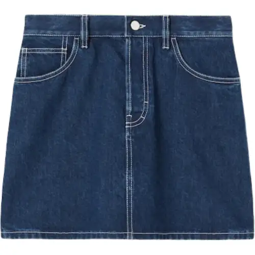 GUCCI Mini Lasered Denim Skirt