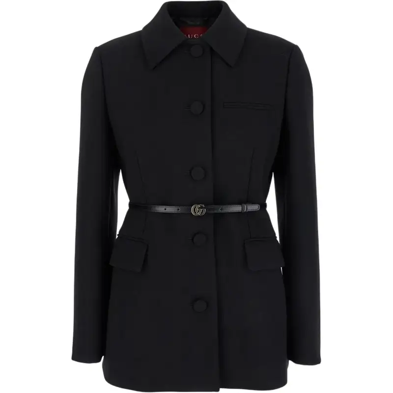 GUCCI Jackets & Coats Women's Black