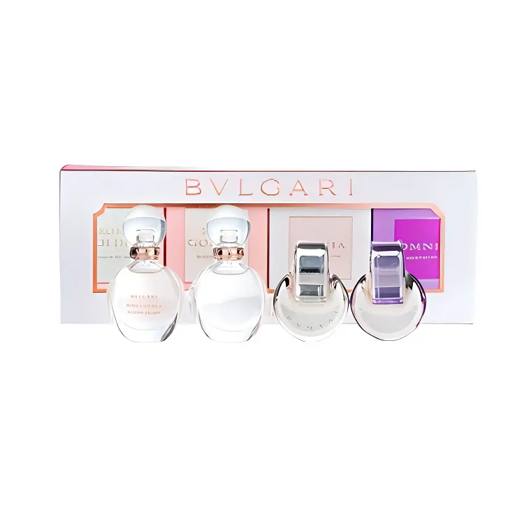 BVLGARI Sample Set Mini Women's Perfume Set Eau De Parfum EDP Eau De Toilette 5ml*4