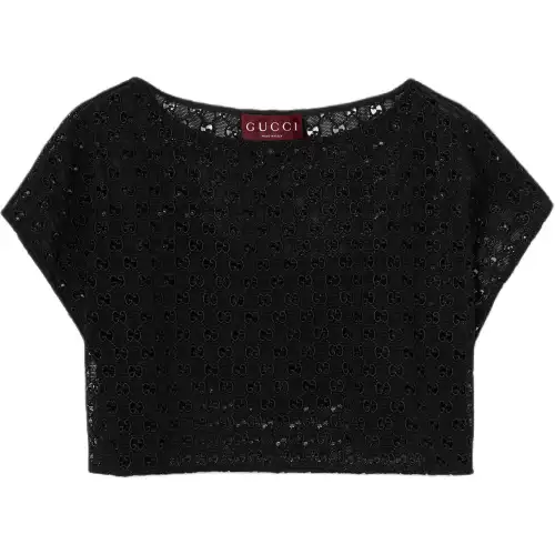 GUCCI Gg Macramé Top