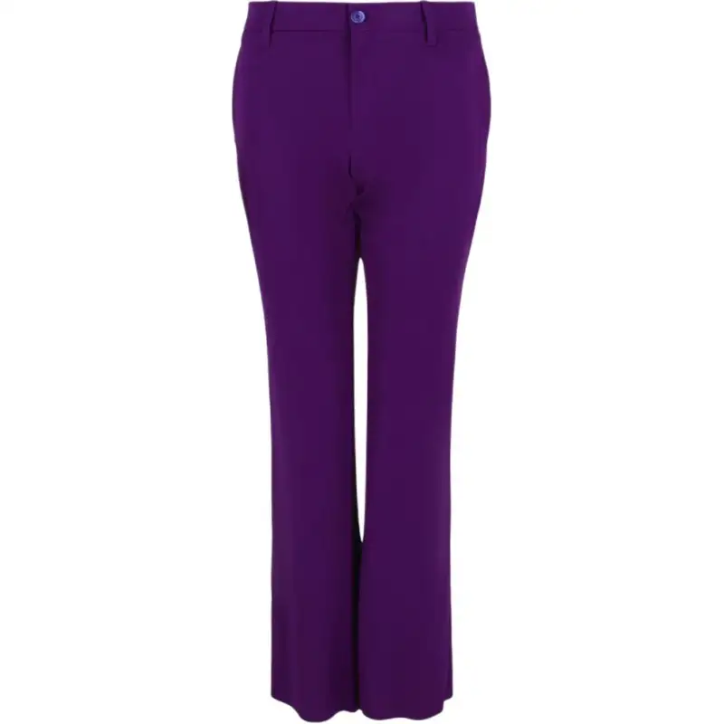 GUCCI Tailored Bootcut Pants Shiny Purple