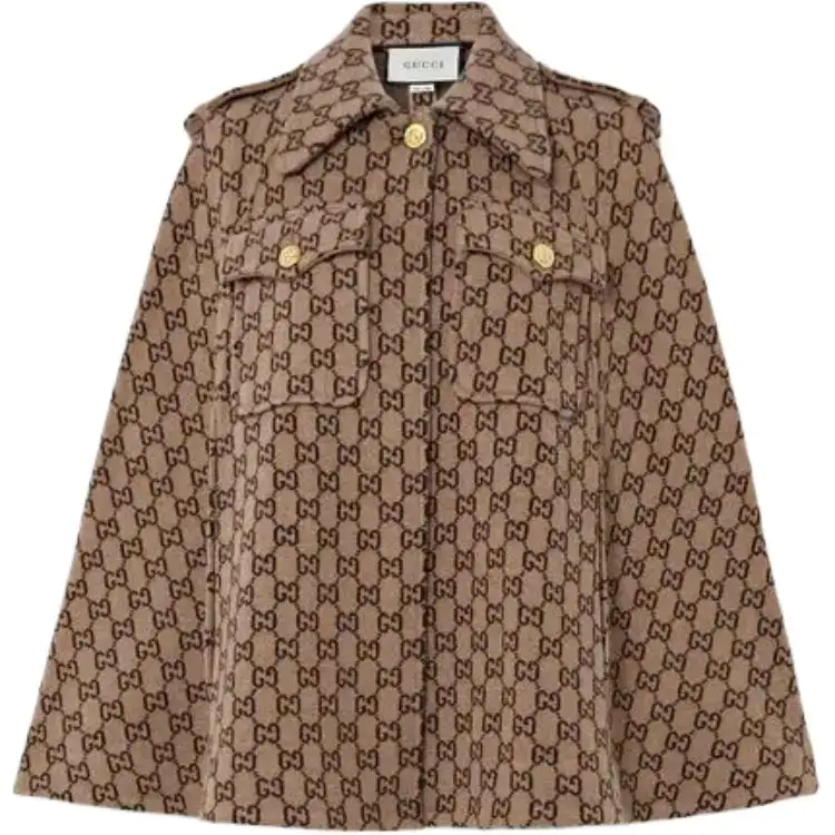 Gucci Gg wool cape
