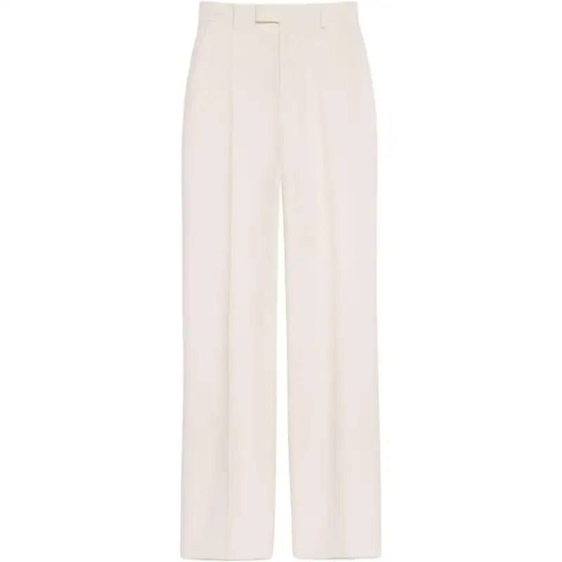 GUCCI SS24 Casual Pants Women's Ecru