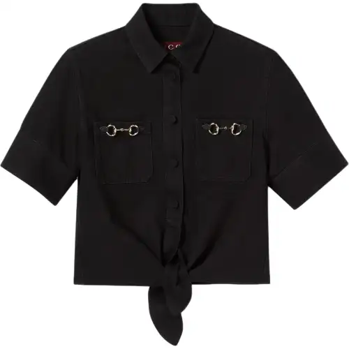 GUCCI Denim Shirt With Horsebit