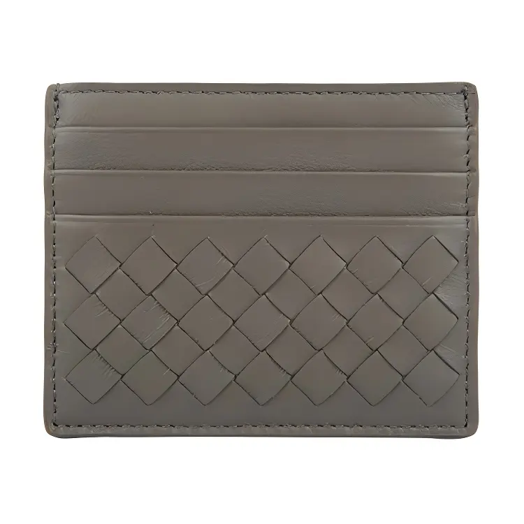 Bottega Veneta Card Holder Card Holder Sheepskin Regular Unisex Gray