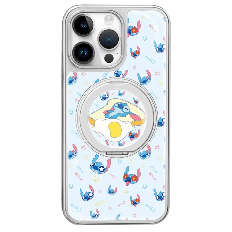 Disney Disney, apple, rotating tubing, protective air bag, compatible cartoon phone case, material, toast, high-quality style, fall protection, 15/14/13/12