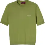 Gucci logo-intarsia cashmere top