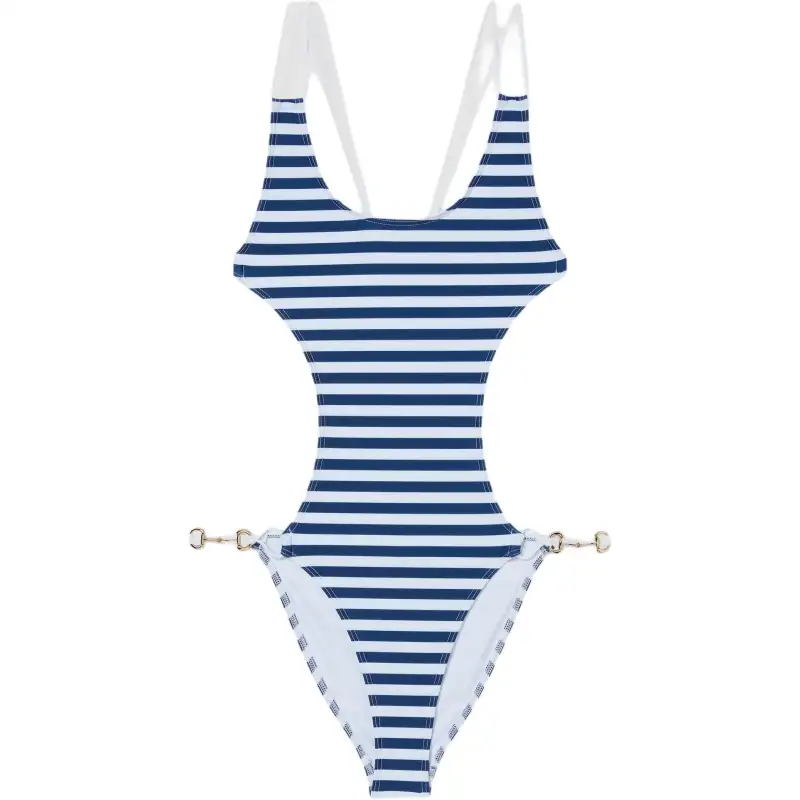 GUCCI FW25 One piece Swimsuit Women's Blue