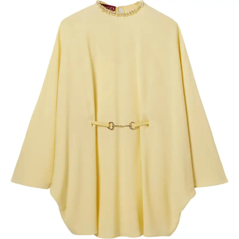 GUCCI Cady Horsebit Belt Dress