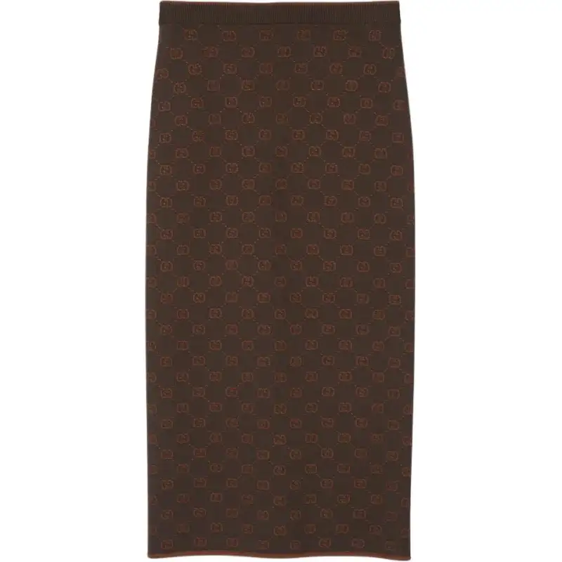 GUCCI Stretch Gg Jacquard Skirt