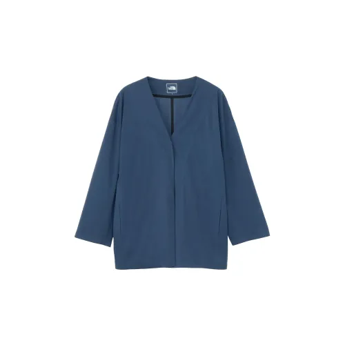 THE NORTH FACE Shirts Women's Marine Blue V Neck Moderate Other
