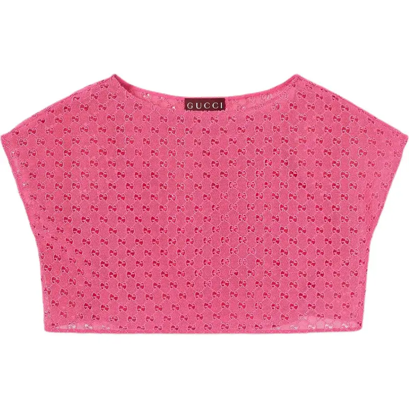 GUCCI Gg Macramé Top