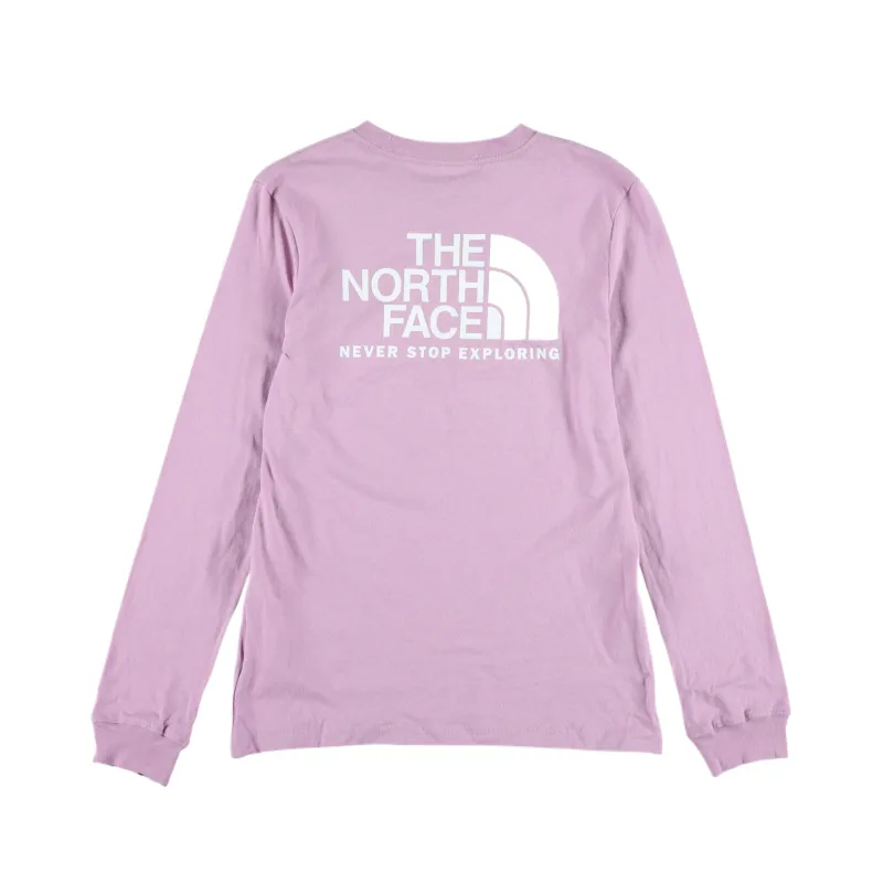 THE NORTH FACE T Shirts Women's Light Purple Crew Neck Moderate