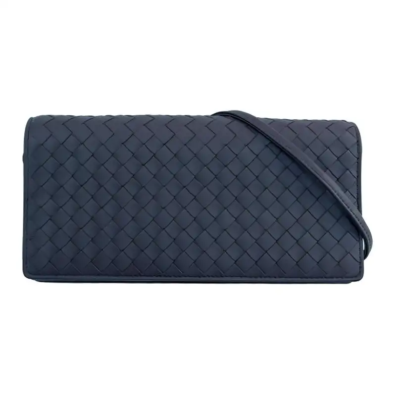 Bottega Veneta Sheepskin Crossbody Bag, Shoulder Bag Regular Women's Dark Blue