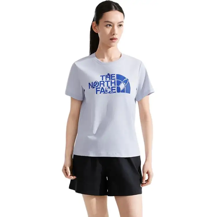 THE NORTH FACE Quick Dry T Shirts Women's Haze Blue