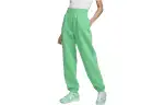 Nike Knitted Sweatpants Women's Light Green Moderate Cuffed Pants