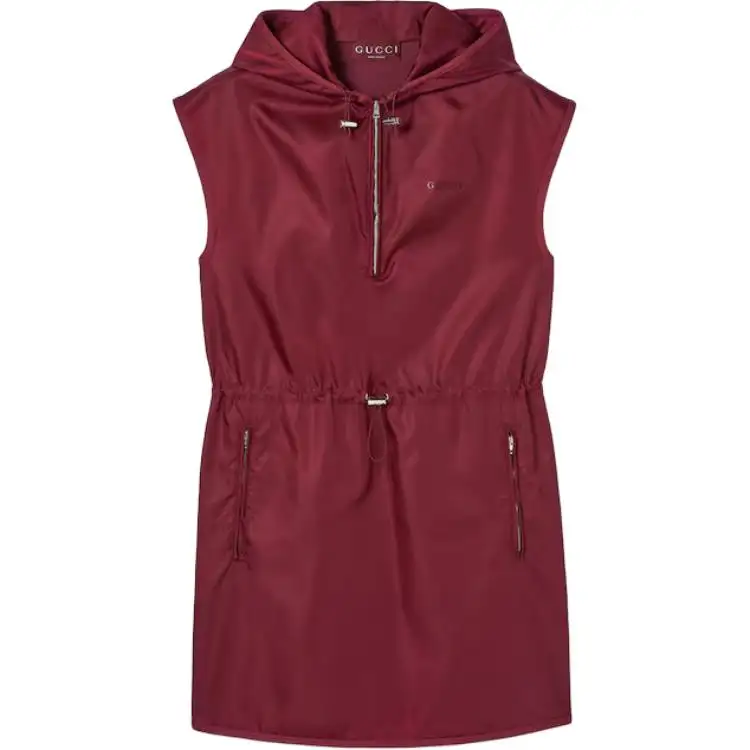 GUCCI Fine Nylon Dress With Logo