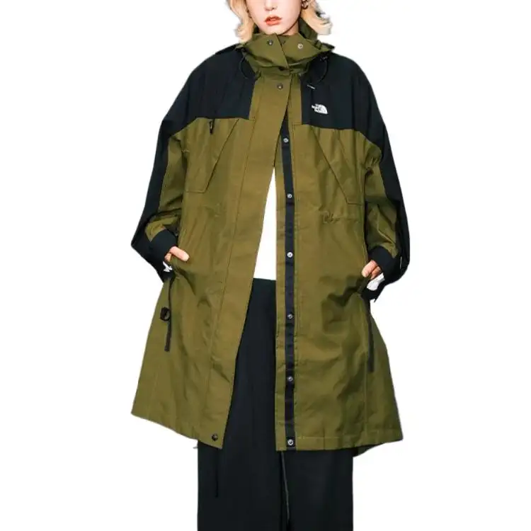 THE NORTH FACE Urban Exploration Waterproof And Windproof Windbreaker Jacket Women's Green