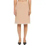 GUCCI Lace Trim Detail Midi Skirt