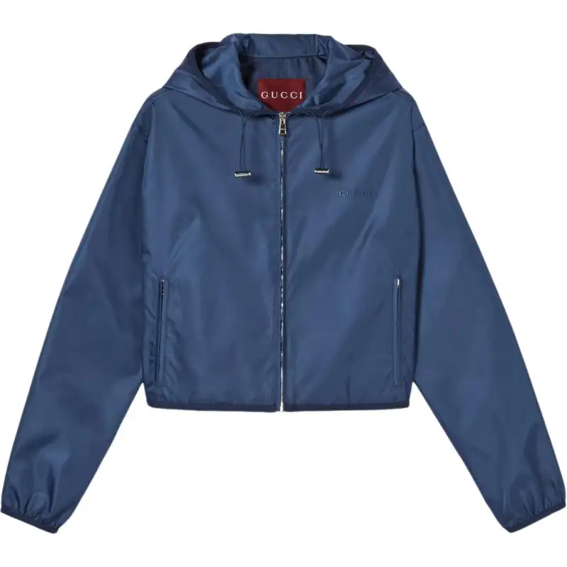 Gucci Gabardine jacket with metal logo