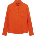 Gucci Gg silk jacquard shirt