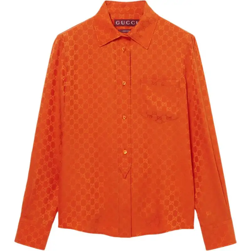 Gucci Gg silk jacquard shirt
