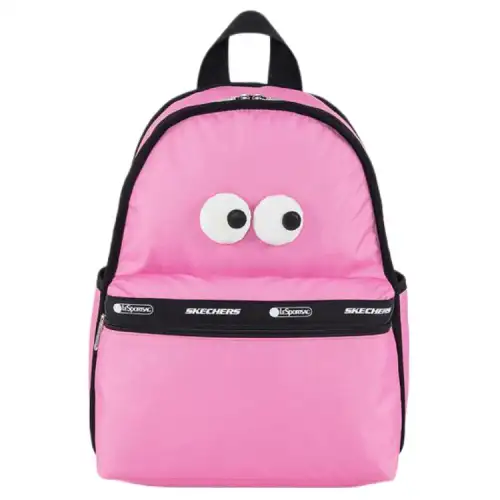 Skechers LeSportsac LePoesi, Collaboration Fabric Backpack Unisex Light Lotus Red