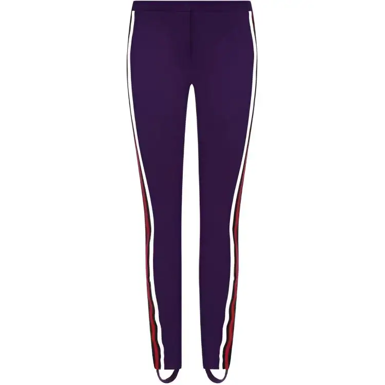 GUCCI Casual Pants Women's Purple Moderate Slim Fit Pants