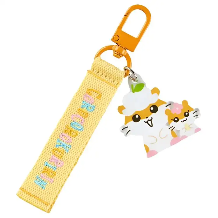 Sanrio Sanrio Cartoon Character Award Series Corocorokuririn Logo Fashion Nameplate Embroidery Bag Peripherals Women's Yellow
