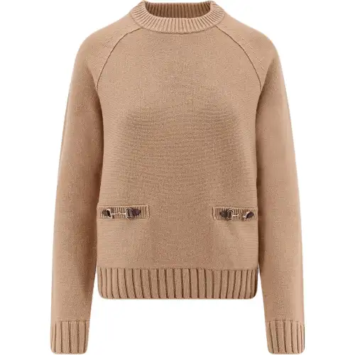 GUCCI Horsebit Detailed Knit Sweater