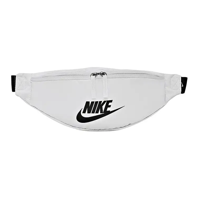 Nike Heritage Polyester Crossbody Bag, Sling Bag, Fanny Pack Unisex White