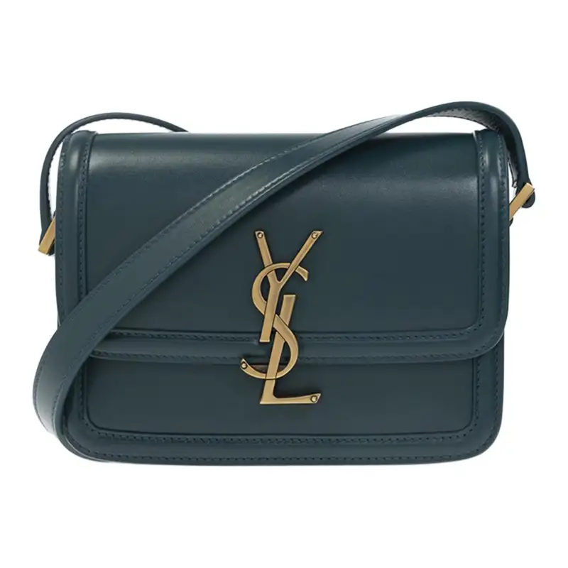 SAINT LAURENT Leather Crossbody Bags Women's Green