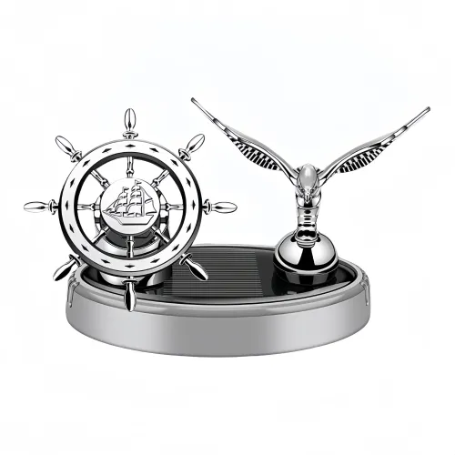 Jinyi Zhanwang Solar Rotating Creative Perfume Holder Car Ornament Universal