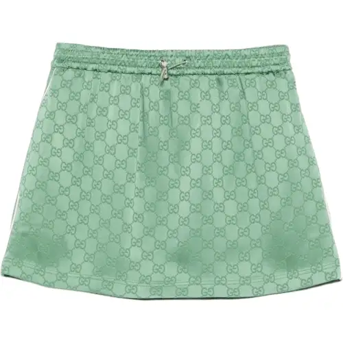 GUCCI Gg Satin Mini Skirt