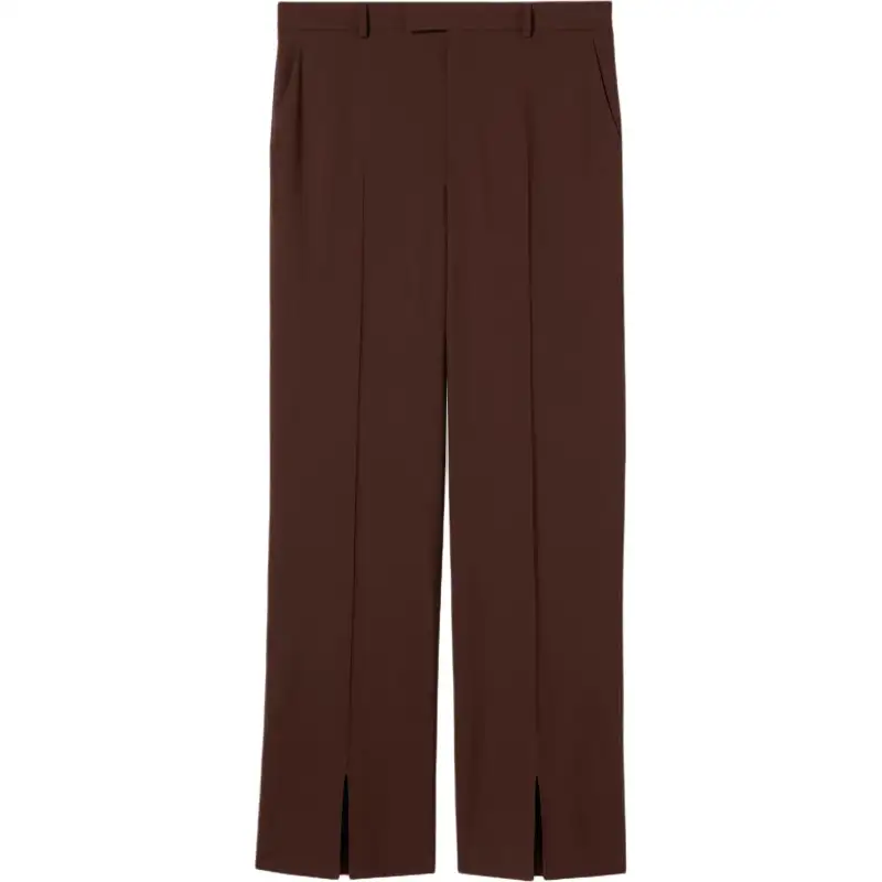 Gucci straight-leg split trousers
