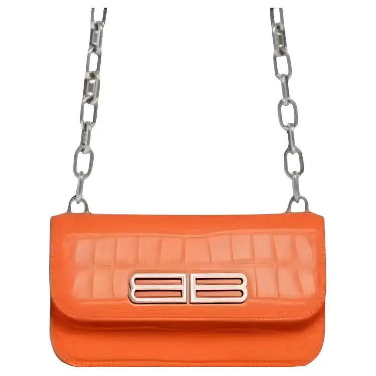Balenciaga Gossip Cow Leather Shoulder Bag, Crossbody Bag Regular Women's Orange