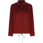 GUCCI Gg Monogram Velvet Shirt