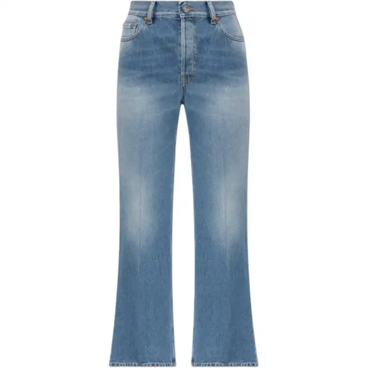 GUCCI Cropped Flared Denim Jeans