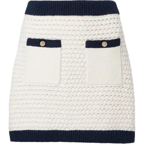 GUCCI Fine Cotton Crochet Skirt