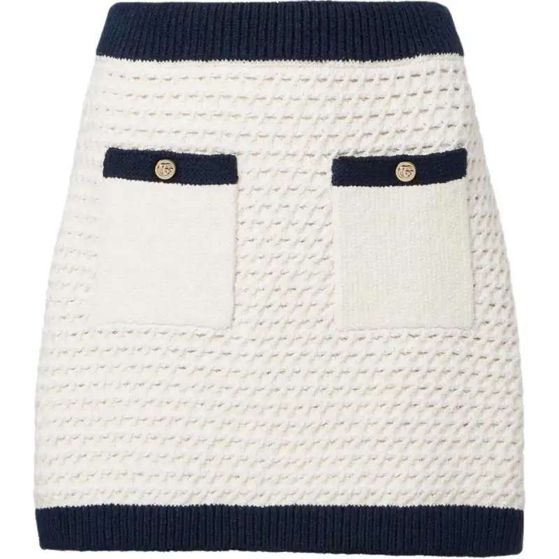 GUCCI Fine Cotton Crochet Skirt