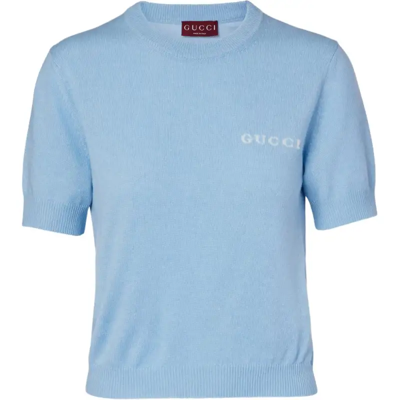 GUCCI Cashmere Top With Intarsia