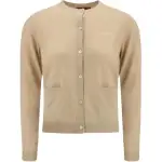 GUCCI Logo Embroidered Button Up Cardigan