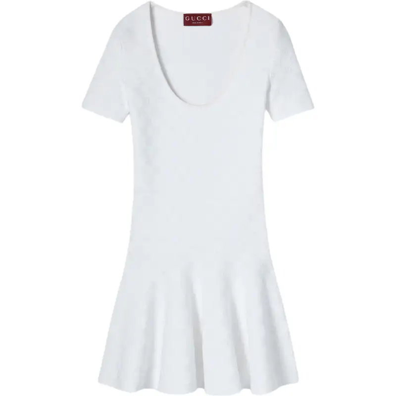 GUCCI Stretch Gg Jacquard Dress