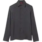 GUCCI Gg Silk Jacquard Shirt