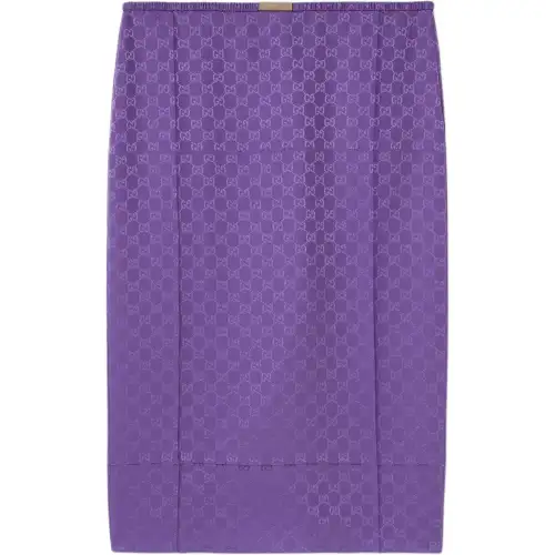 Gucci Gg Jacquard Skirt