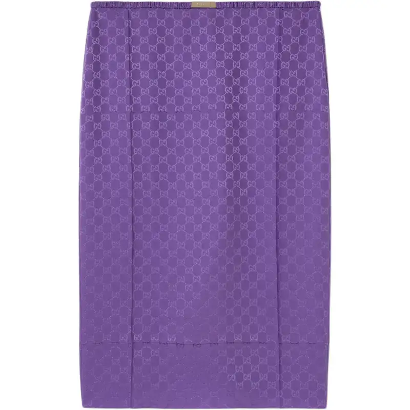 Gucci Gg Jacquard Skirt
