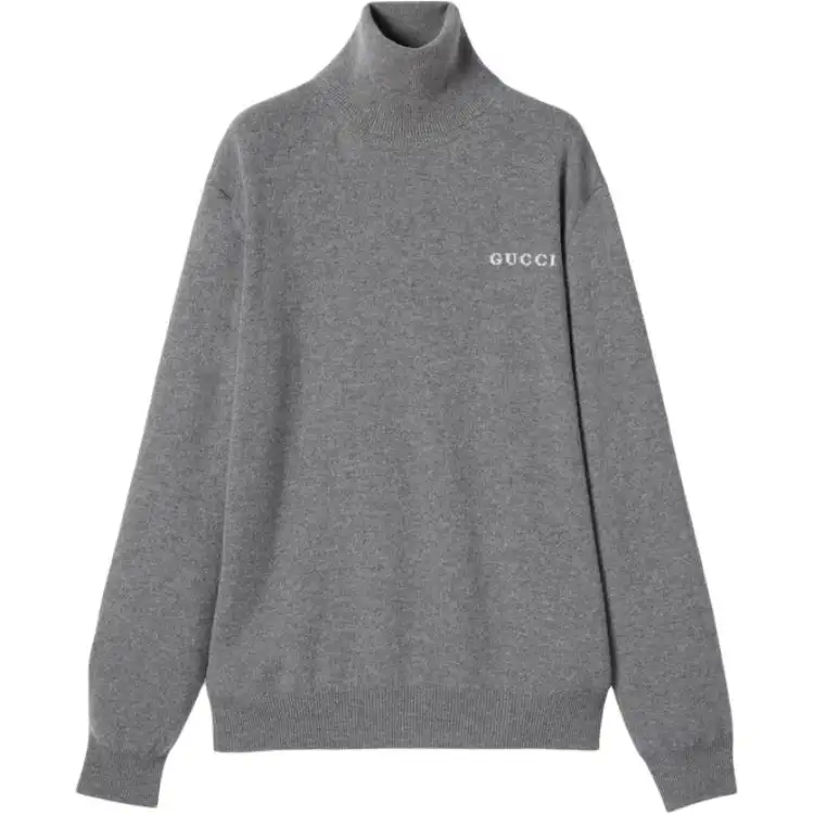 Gucci Cashmere turtleneck with intarsia