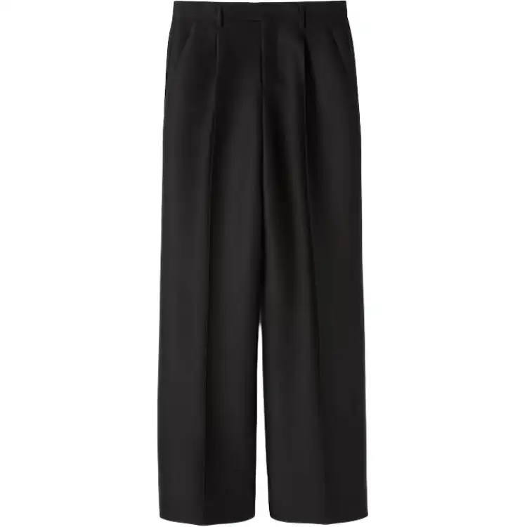 Gucci Wool silk gabardine pant with embroidery