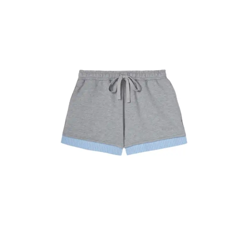 Gucci Cotton jersey shorts with embroidery